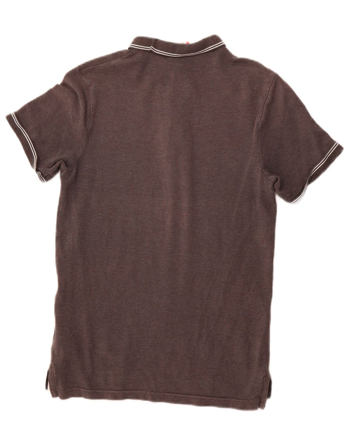 Tricou polo NIKE pentru bărbați, bumbac gri mic