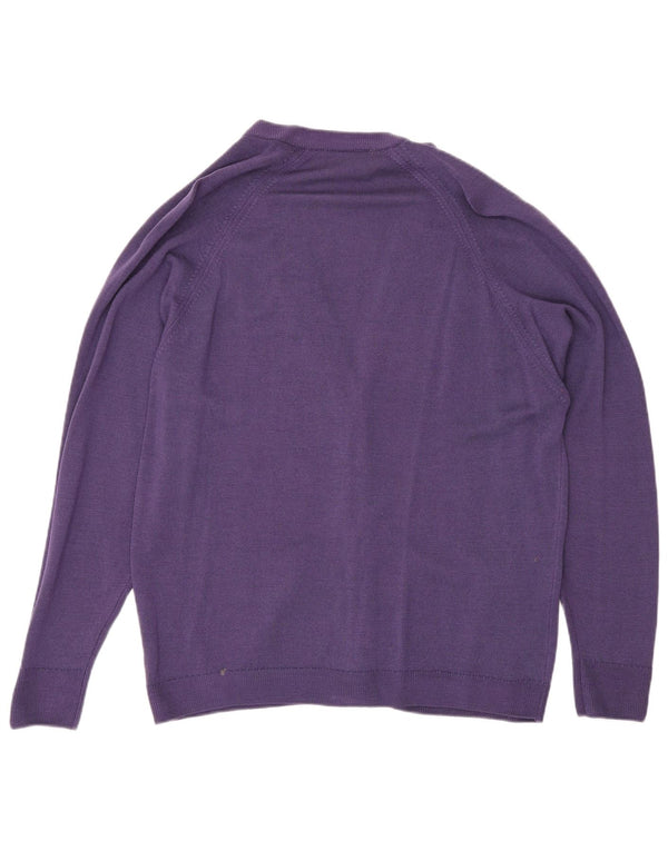 Pulover Cardigan Classics pentru femei UK 16 Lână mov mare