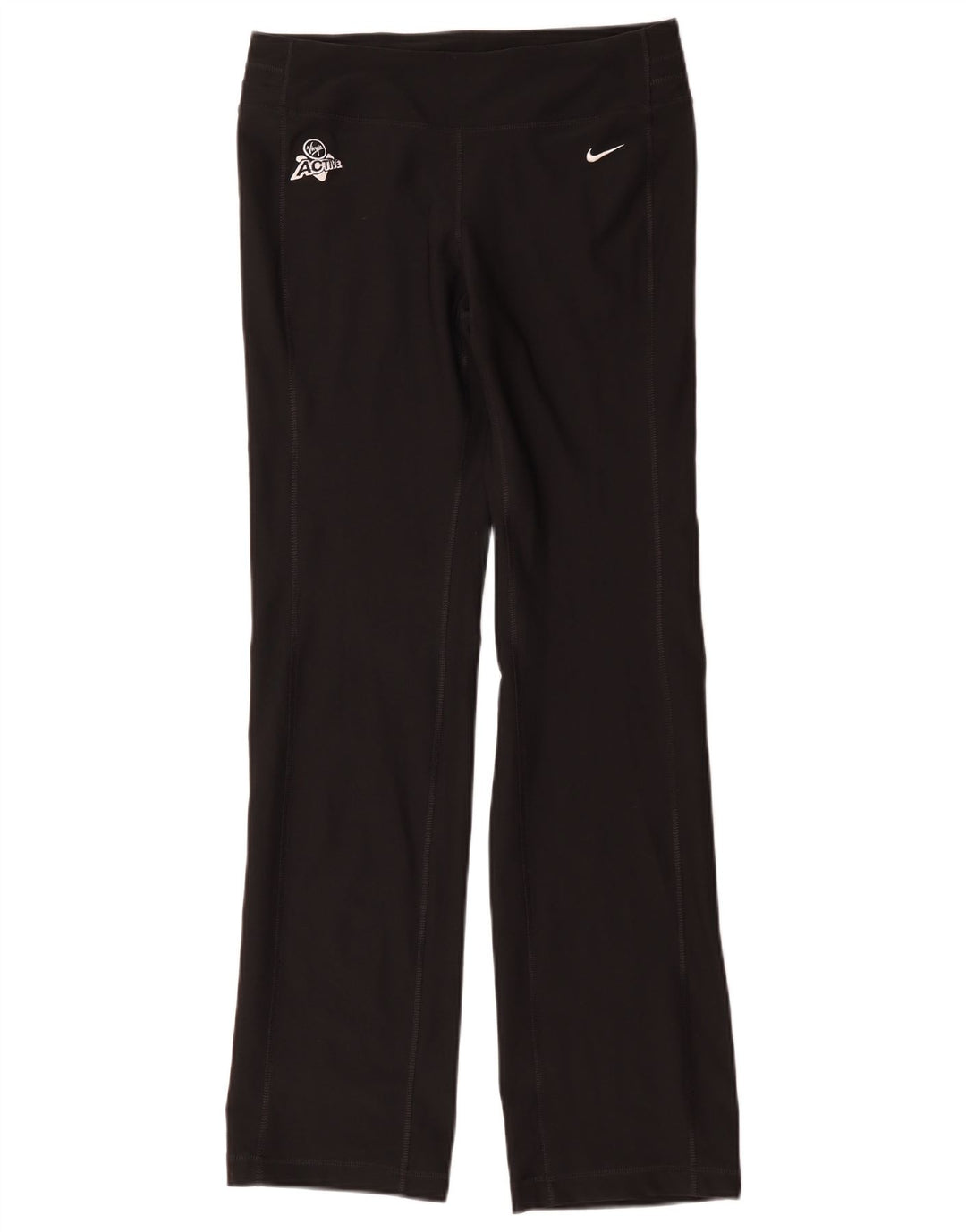 Pantaloni de trening Nike Dri Fit pentru femei UK 10 Poliester negru mic