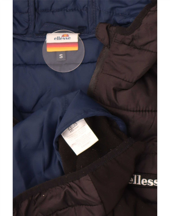 Jachetă căptușită cu glugă pentru bărbați Ellesse UK 36 Nylon negru mic