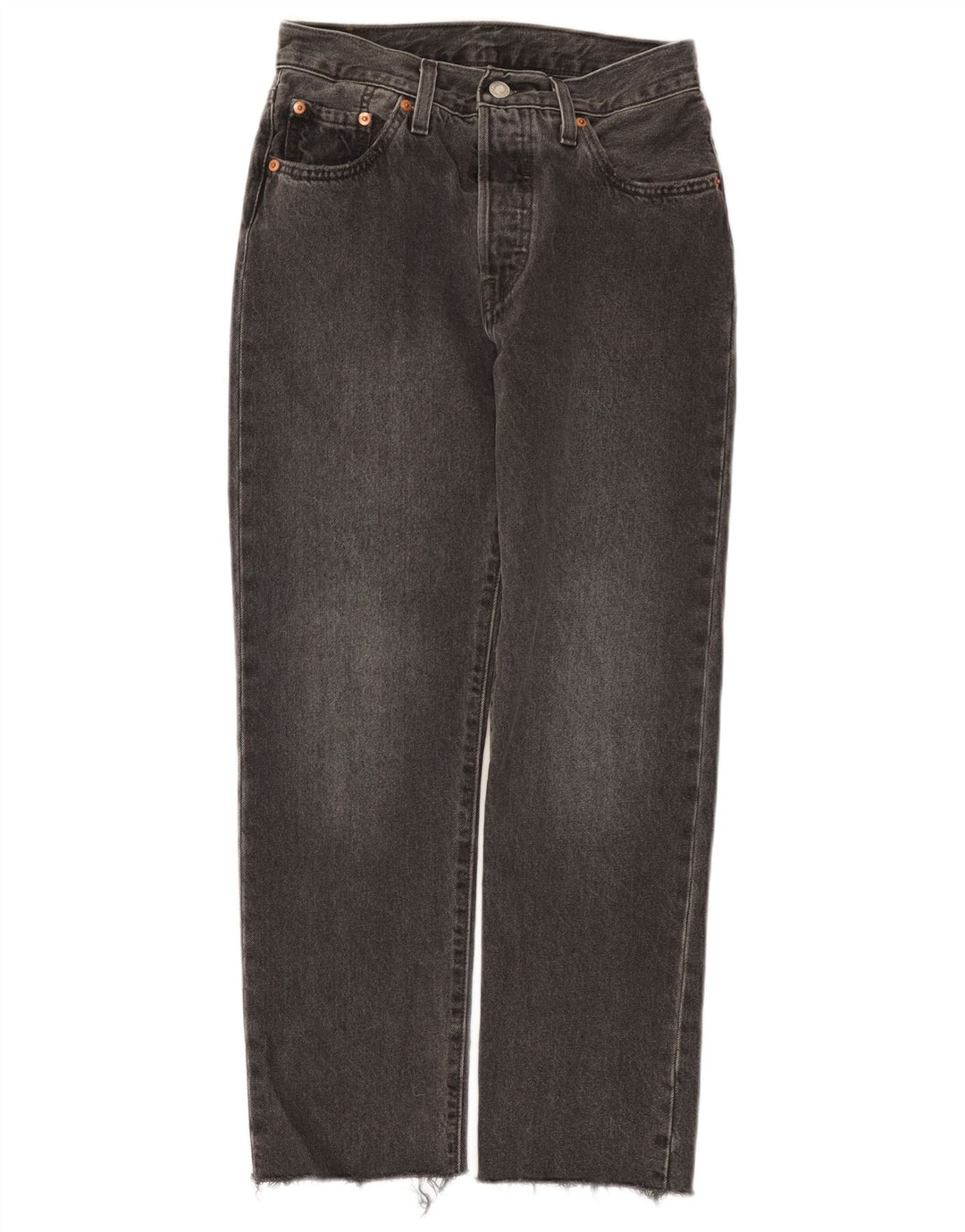 Blugi drepti pentru femei Levi's 501 W25 L26 bumbac gri