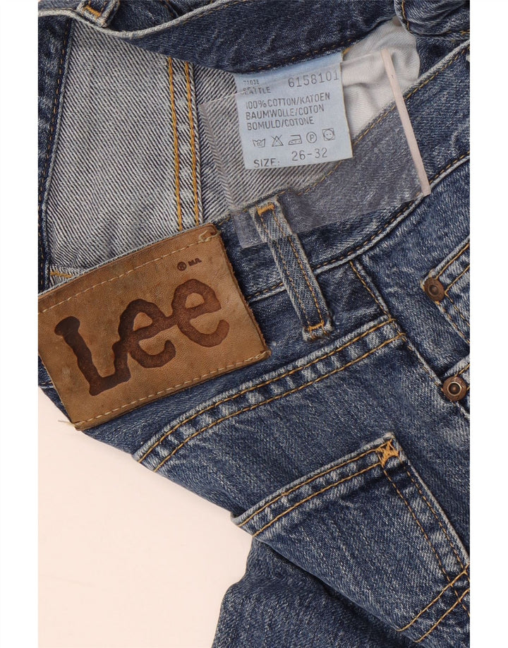 Blugi drepti pentru femei Lee W26 L32 Bumbac albastru