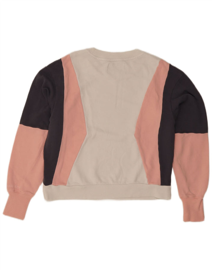 Hanorac Calvin Klein Jeans Pulover pentru femei UK 10 Mic Multicolor