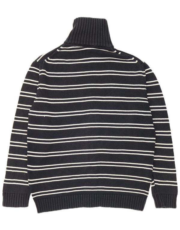 Pulover cardigan pentru bărbați Zara XL bleumarin cu dungi