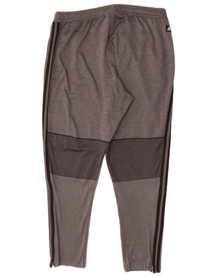 Pantaloni de trening pentru bărbați ADIDAS XL, gri, poliester color bloc