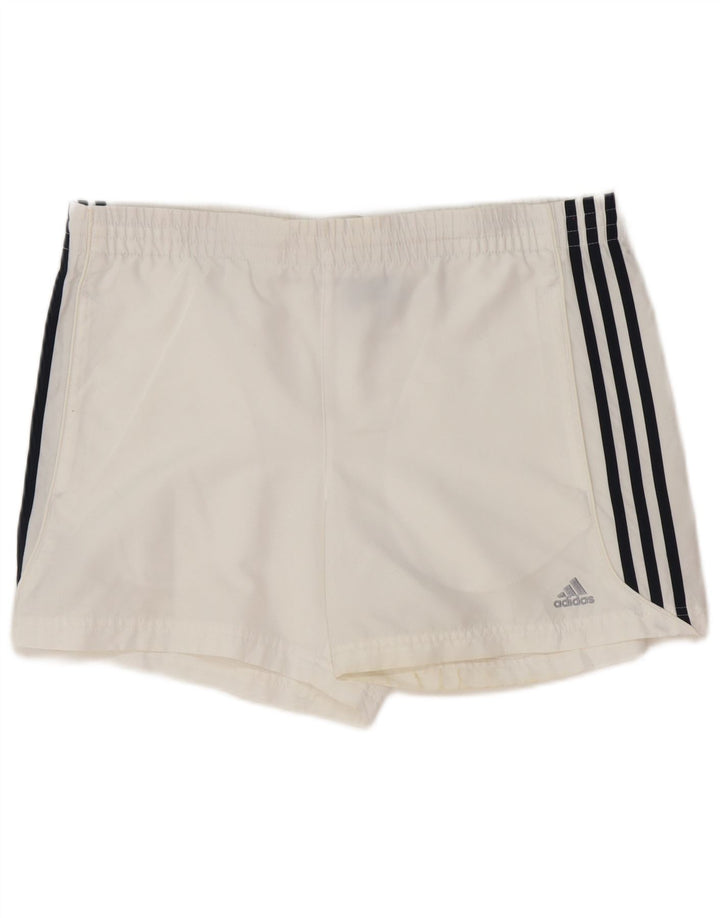 Pantaloni scurți sport Adidas Clima 365 pentru bărbați, poliester alb mic