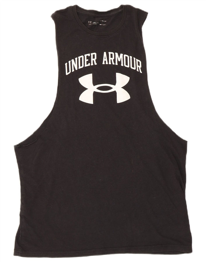 Vesta grafică Under Armour pentru bărbați Heat Gear, mediu negru