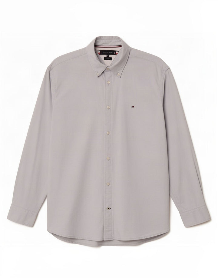 Cămașă Tommy Hilfiger pentru bărbați, cu tăiere regulată, XL, albastru