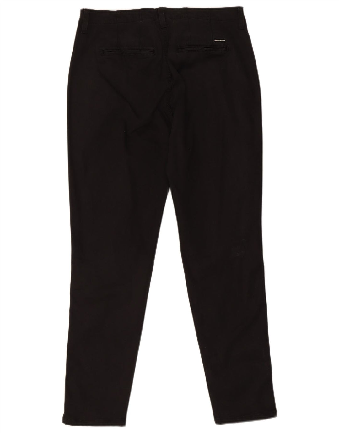 Pantaloni chino slim pentru femei Guess L31 L29 Lyocell negru