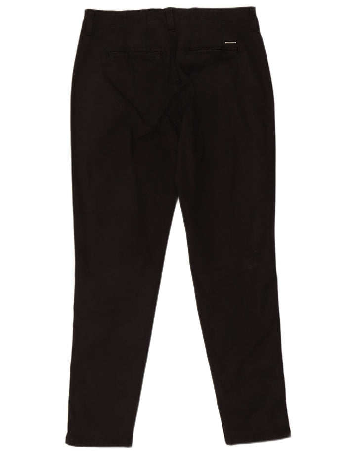 Pantaloni chino slim pentru femei Guess L31 L29 Lyocell negru