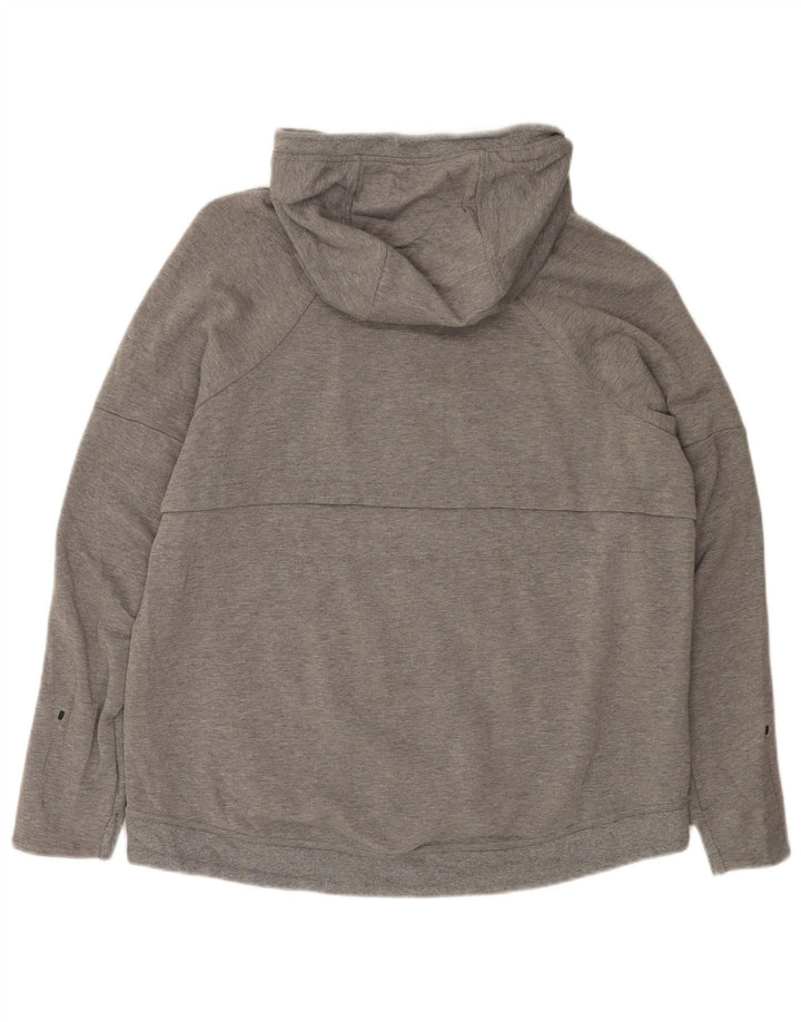 Pulover Nike pentru bărbați, cu fermoar, XL, bumbac gri