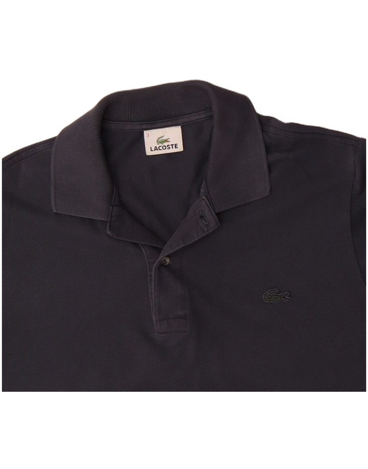 Tricou polo LACOSTE pentru bărbați, mărimea 3, bumbac gri mic