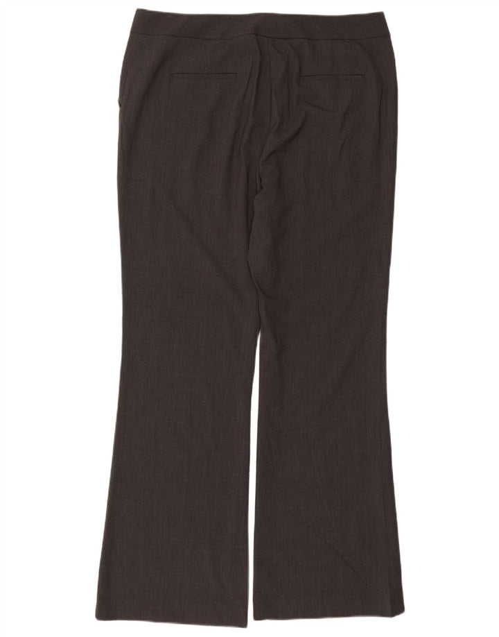 Pantaloni de costum pentru femei Calvin Klein Bootcut US 16 XL W38 L32 poliester gri