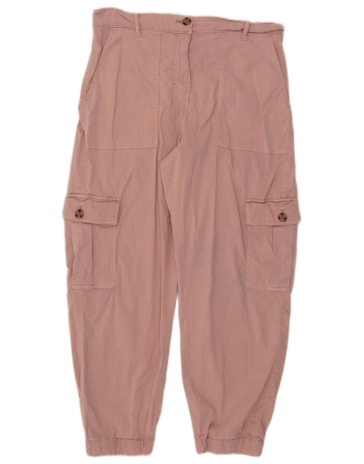 Marks & Spencer Joggeri pentru bărbați Pantaloni cargo UK 12 Medium W32 L24 Roz