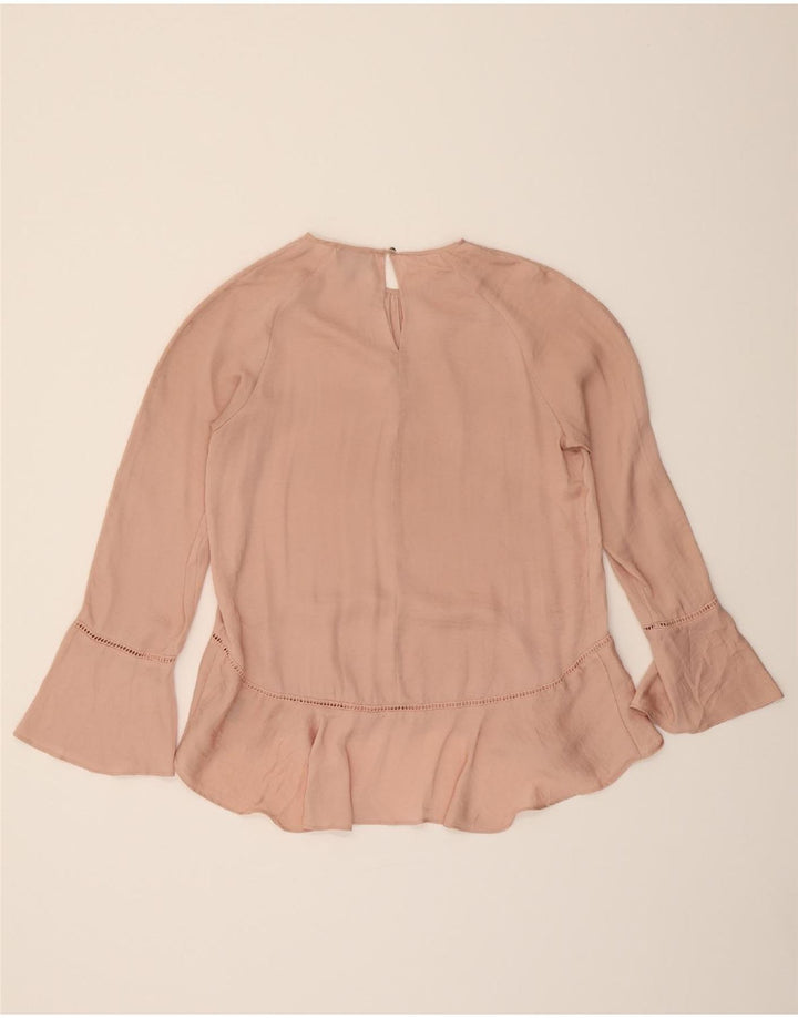 MOSSIMO Womens Long Sleeve Blouse Top UK 10 Small Pink Polyester Vintage Mossimo and Second-Hand Mossimo from Messina Hembry 