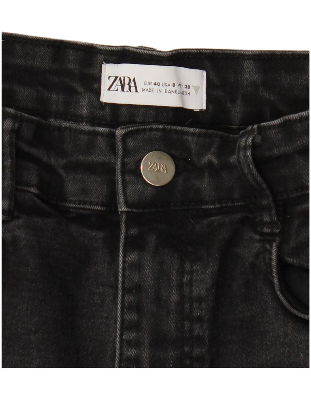 Blugi skinny dama Zara EU 40 Medium W30 L27 Gri