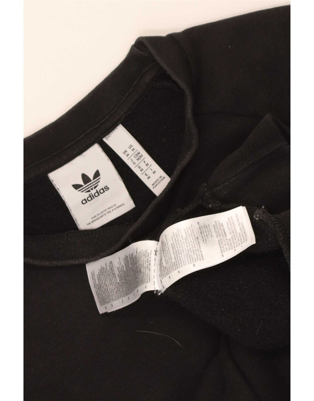 Pulover Adidas pentru bărbați, bumbac mediu negru