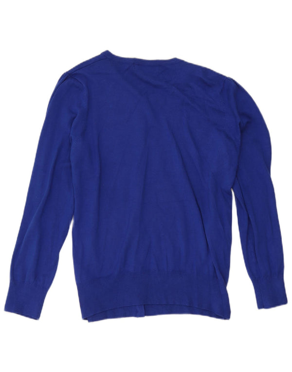 Pulover cardigan pentru femei Marks & Spencer UK 22 3XL Blue Viscose
