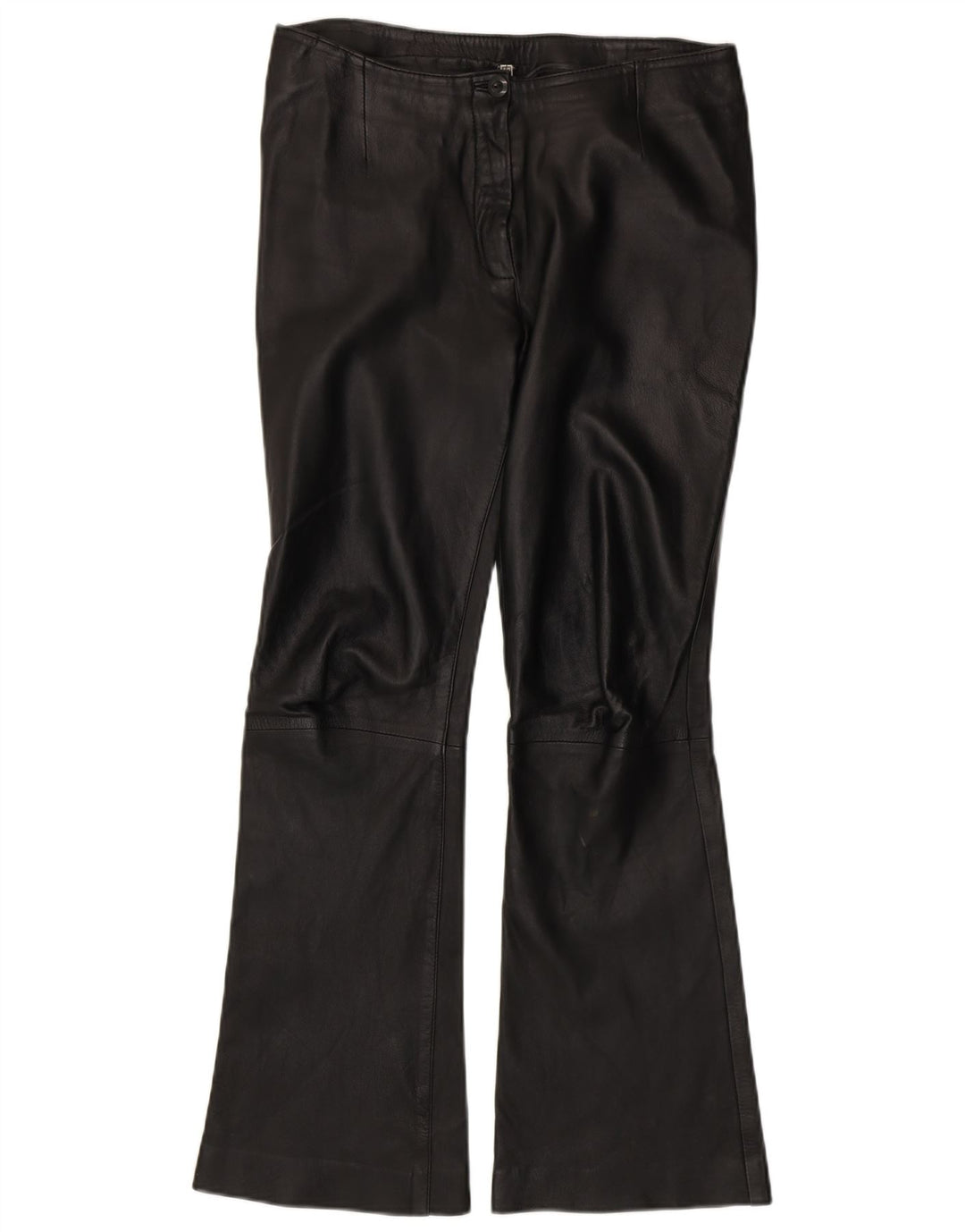 VINTAGE Womens Bootcut Casual Trousers EU 40 Medium W30 L31 Black