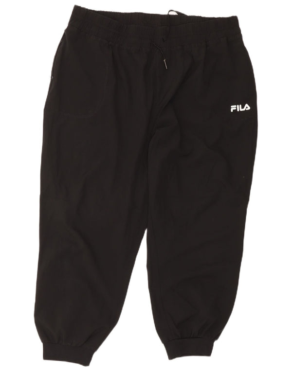 Pantaloni de trening Crop pentru femei Fila Joggeri UK 18 XL Poliester negru
