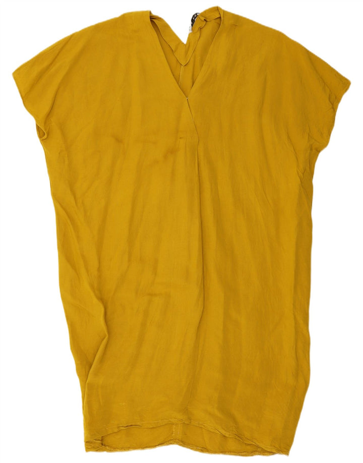 Rochie tunică supradimensionată pentru femei Zara UK 18 XL Galben