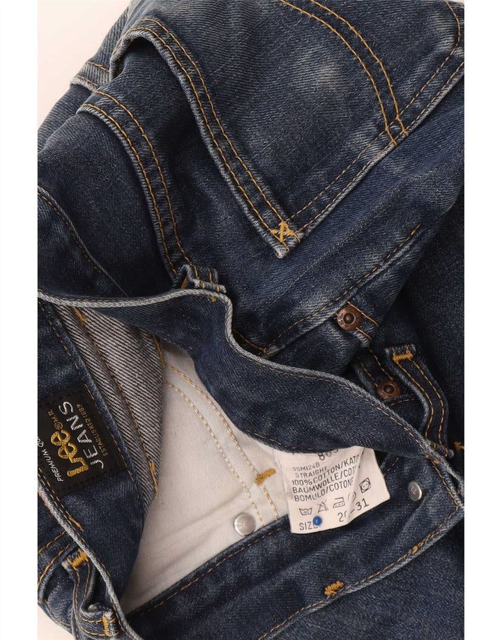 Blugi drepti pentru femei Lee W26 L31 Bumbac albastru