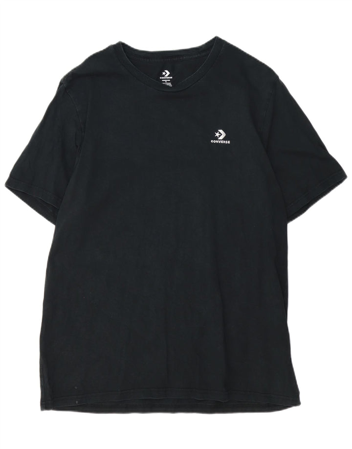 Tricou bărbați CONVERSE Top XL bumbac negru