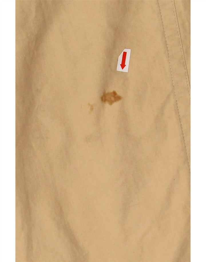 BELFE Womens Oversized Overcoat IT 42 Medium Beige Cotton