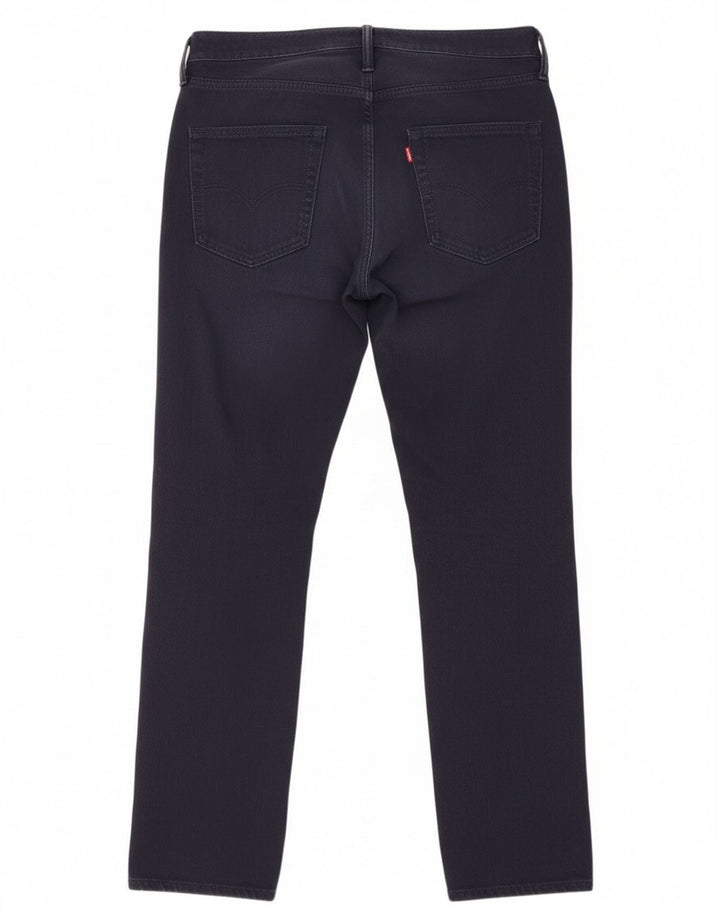 Blugi slim pentru femei Levi's W32 L31 bumbac bleumarin