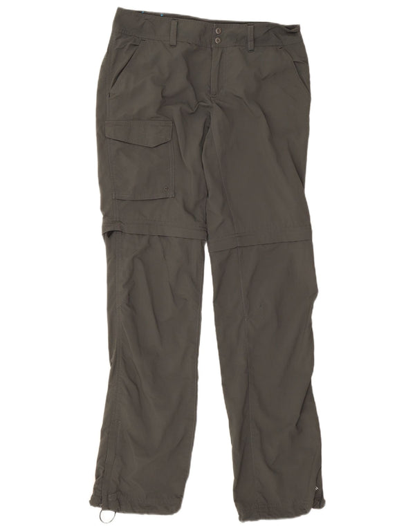 Pantaloni cargo Columbia Omni-Shade pentru drumeții pentru femei US 6 Medium W30 L32 gri