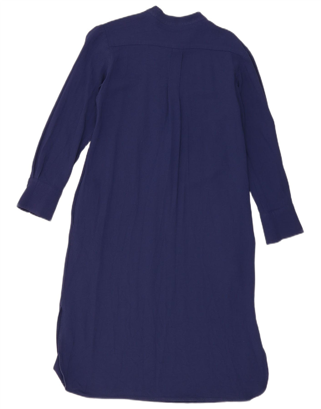 Max Mara Femei Weekend Rochie Maxi cu maneci lungi UK 14 Medium Bleumarin