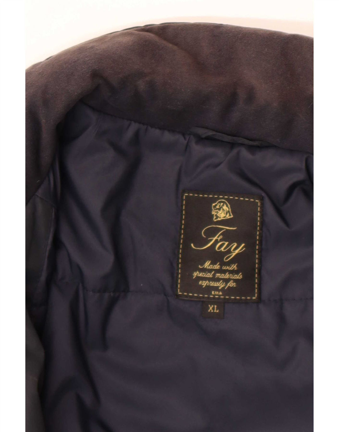 Jachetă de vânt cu glugă Fay pentru bărbați UK 42 XL bleumarin