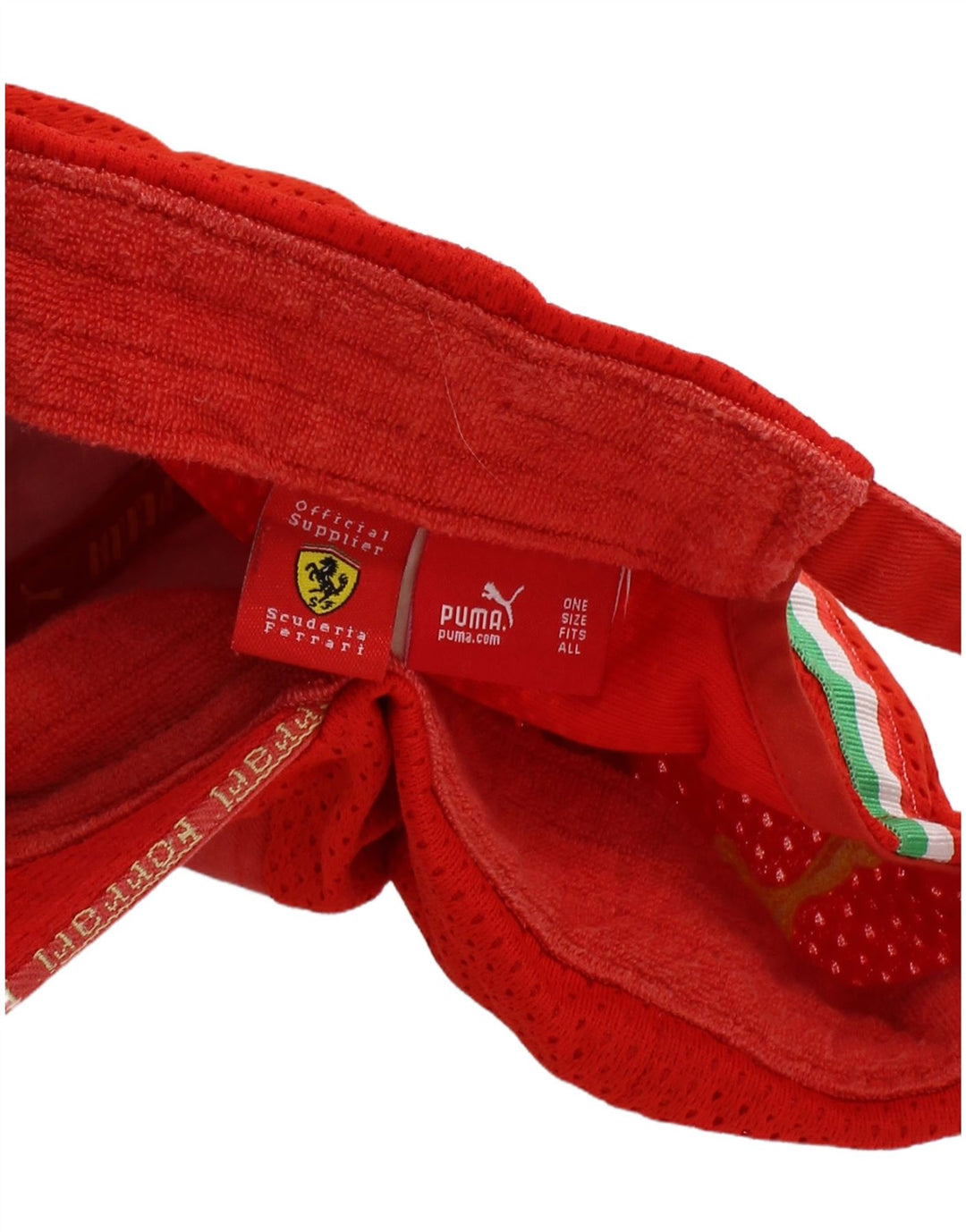 Șapcă de baseball cu grafică Puma Ferrari pentru bărbați, mărime unică, roșu, bloc de culoare