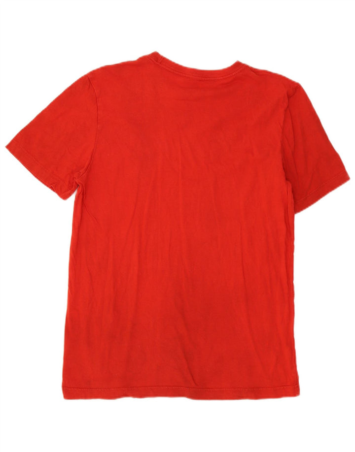 Tricou grafic pentru bărbați Adidas Top, bumbac roșu mediu