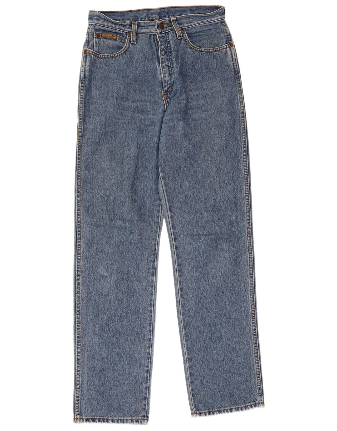 WRANGLER Blugi drepti pentru bărbați W28 L30 Bumbac albastru