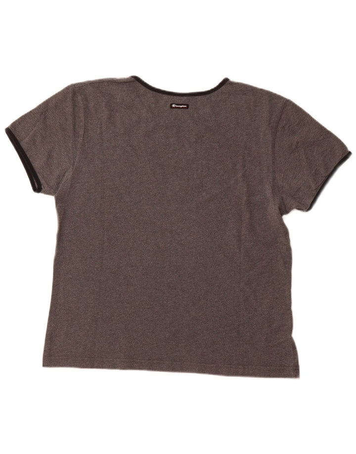 Tricou grafic pentru femei CHAMPION Top UK 18 XL bumbac gri