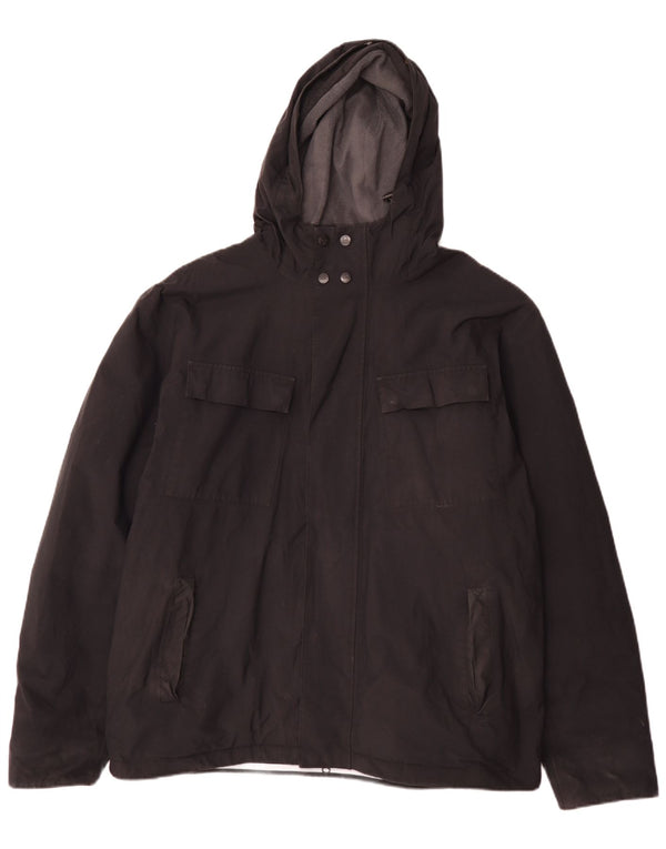 Jachetă de vânt cu glugă pentru bărbați Henri Lloyd UK 42 XL Nylon negru