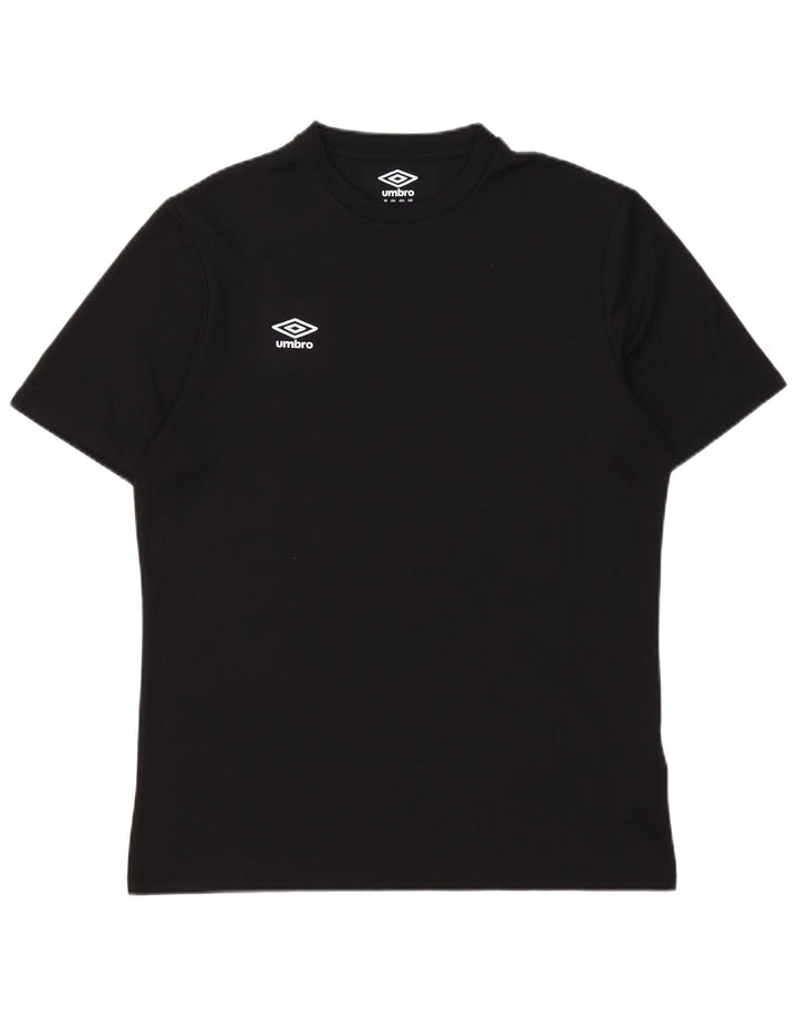 Umbro Tricou Bărbați Top Mediu Poliester Negru