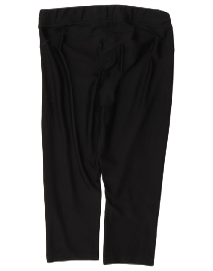 Leggings Capri Under Armour pentru femei UK 16 Poliester negru mare
