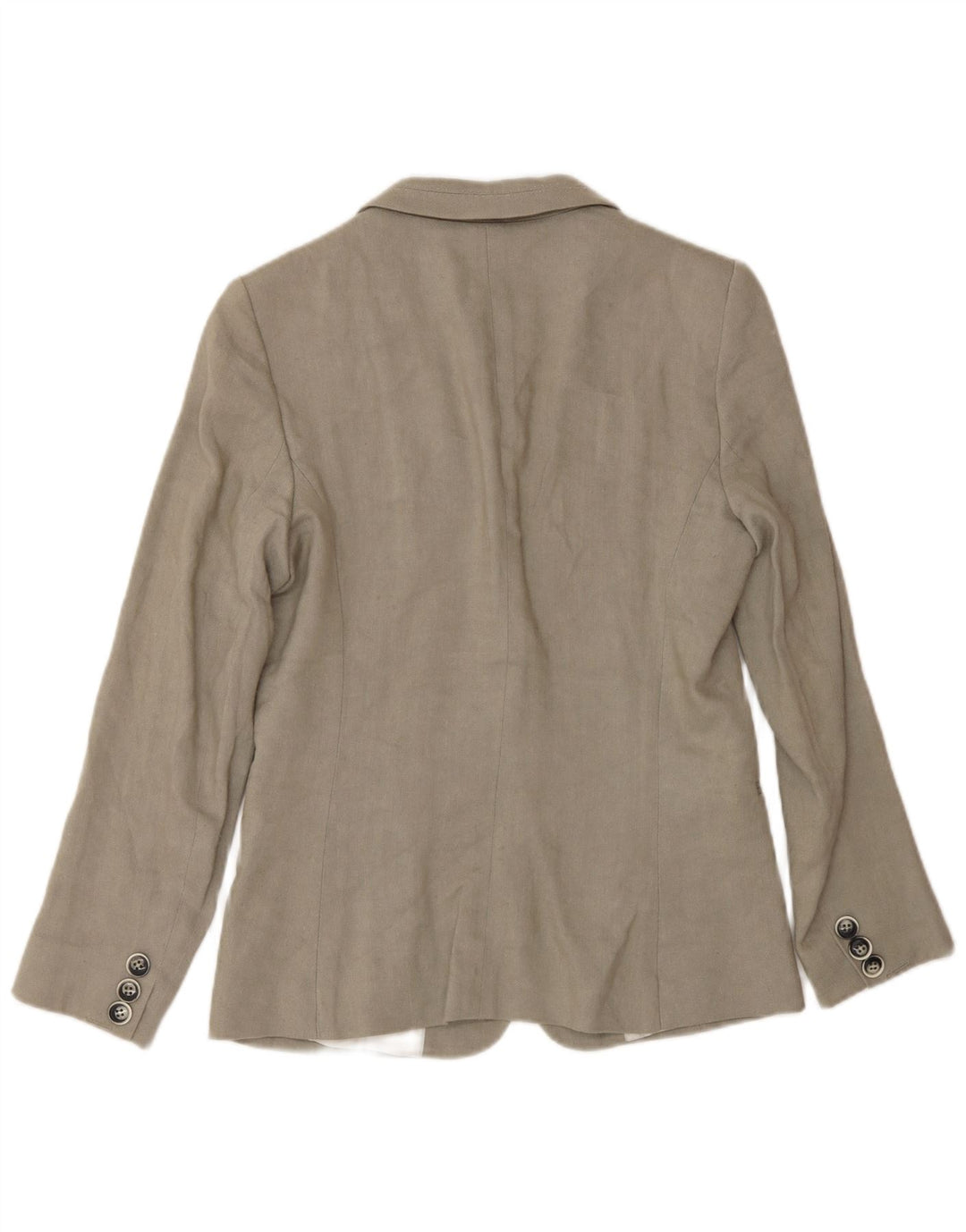 Massimo Dutti Jachetă Blazer Femei 1 Buton EU 38 Mic Bej In