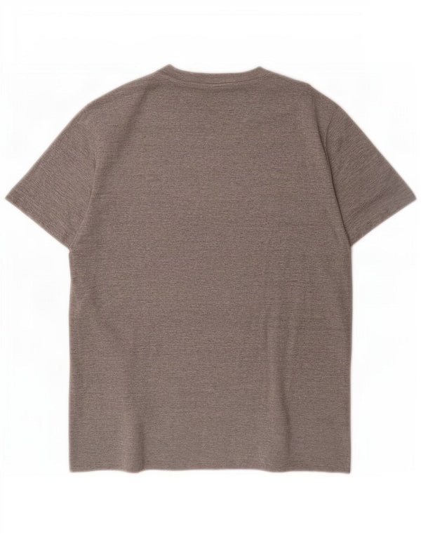 Tricou grafic pentru bărbați Diesel Top Medium Gri din bumbac cu pete