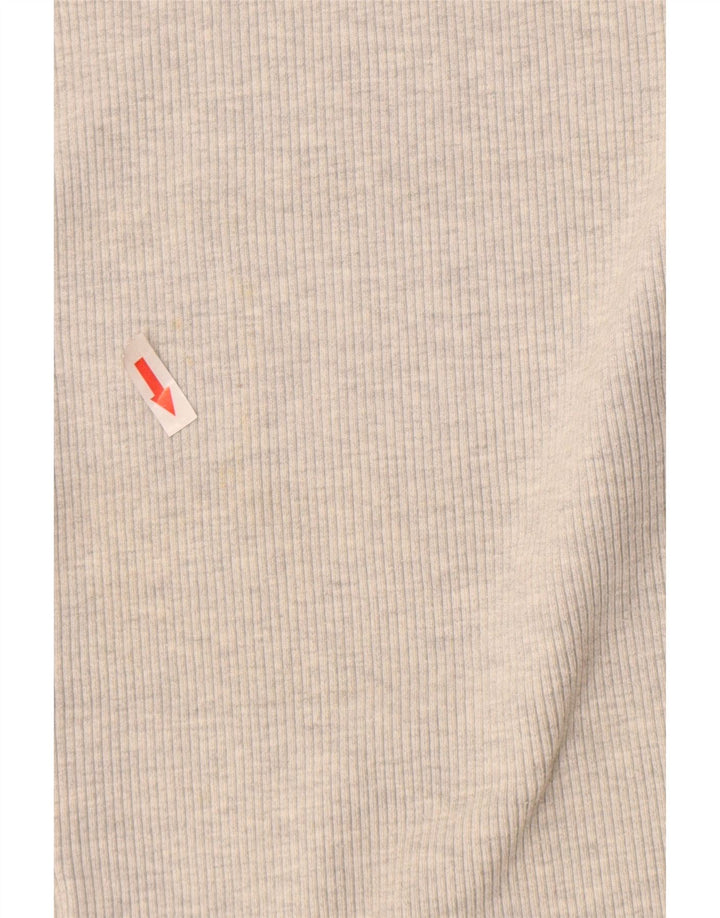 Fusta dreaptă Trafaluc pentru femei Zara Mic W26 Gri poliester color bloc