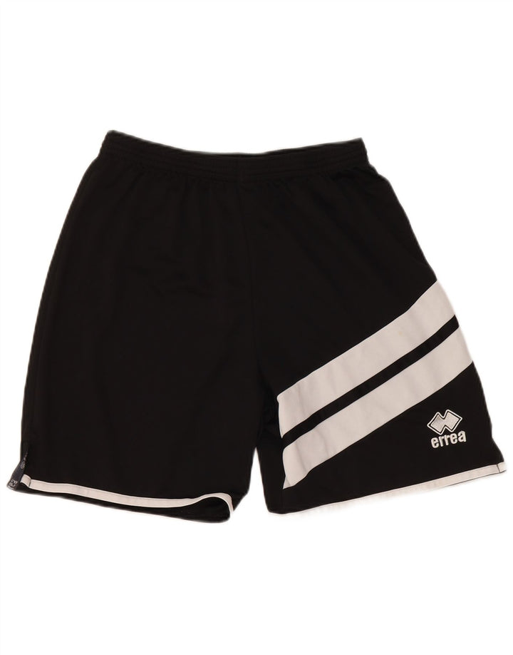 Pantaloni scurți sport pentru bărbați ERREA, negru mediu, poliester bloc de culoare