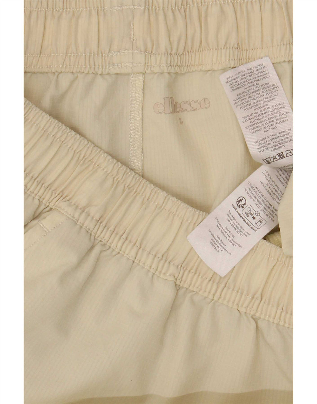Pantaloni scurți sport Ellesse pentru bărbați, mari, bej, poliester