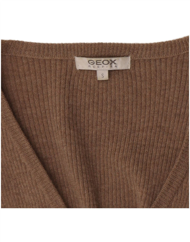 Pulover cardigan pentru femei Geox UK 10 mic maro
