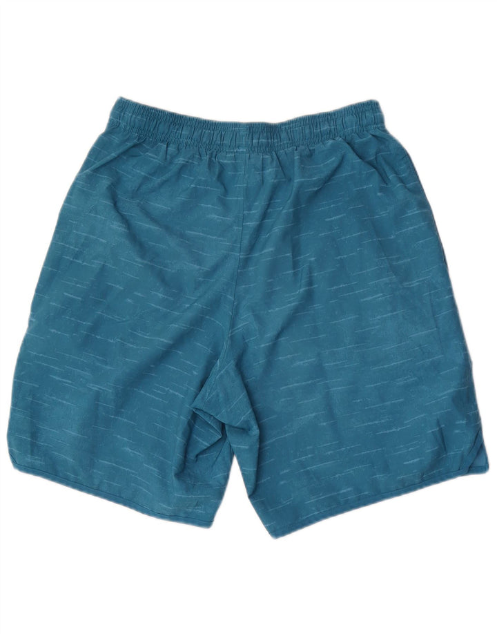 Pantaloni scurți sport pentru bărbați UNDER ARMOUR Heat Gear, poliester pătat albastru mediu