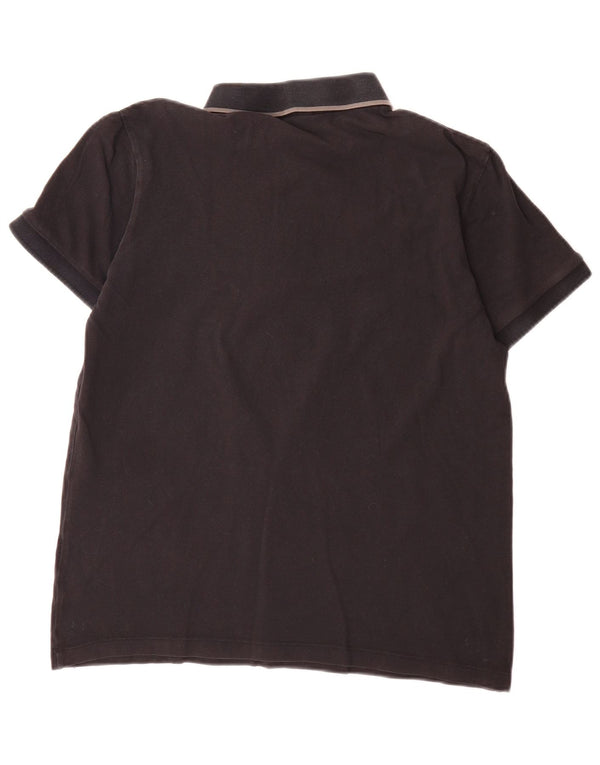 Tricou polo pentru bărbați Hugo Boss, bumbac mediu negru