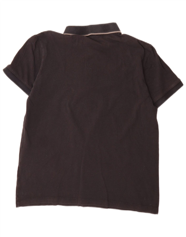Tricou polo pentru bărbați Hugo Boss, bumbac mediu negru