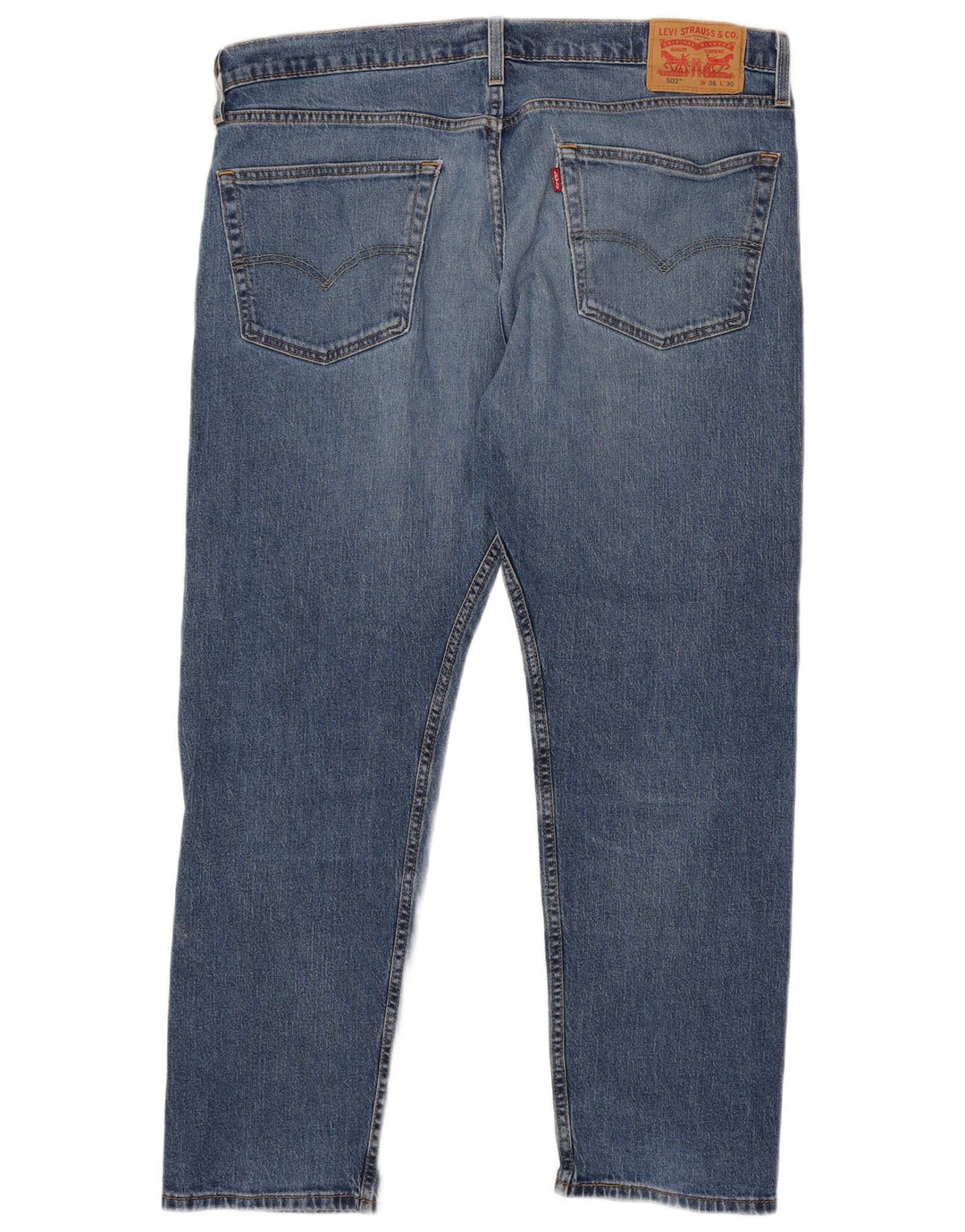 Blugi conici pentru bărbați Levi's 502 W36 L30 Bumbac albastru