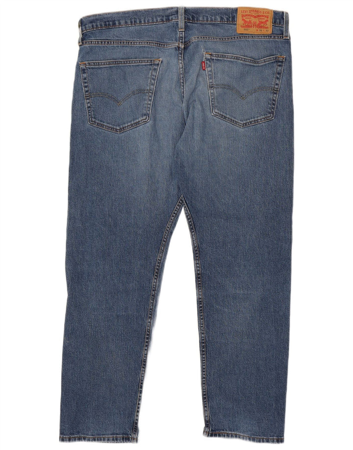 Blugi conici pentru bărbați Levi's 502 W36 L30 Bumbac albastru